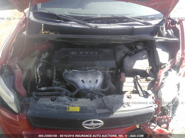 JTLKE50E891097480 - 2009 TOYOTA SCION XB Rot Foto 10