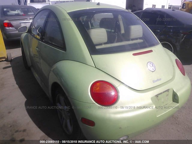 3VWCD31C75M411683 - 2005 VOLKSWAGEN NEW BEETLE GLS Yaşıl foto 3