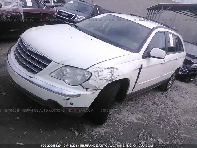 2A8GM68X87R164404 - 2007 CHRYSLER PACIFICA TOURING WHITE photo 2