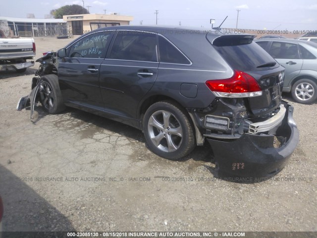 4T3ZK11A69U009082 - 2009 TOYOTA VENZA GRAY photo 3