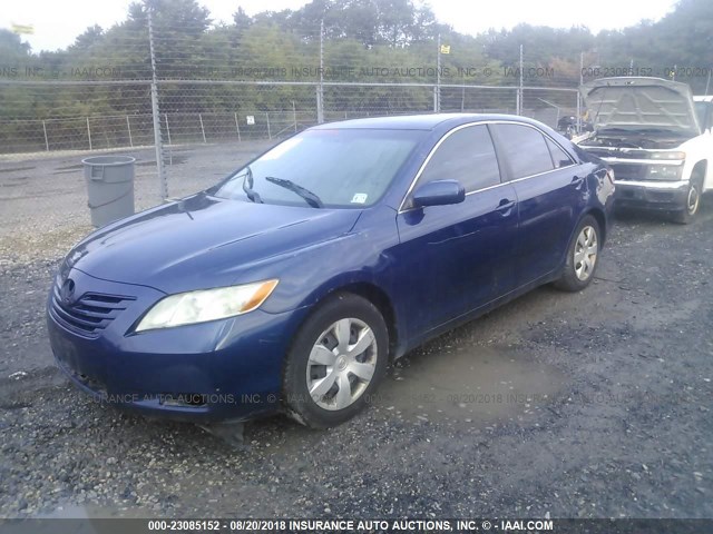 4T1BE46K18U226204 - 2008 TOYOTA CAMRY CE/LE/XLE/SE BLUE photo 2