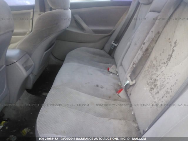 4T1BE46K18U226204 - 2008 TOYOTA CAMRY CE/LE/XLE/SE BLUE photo 8