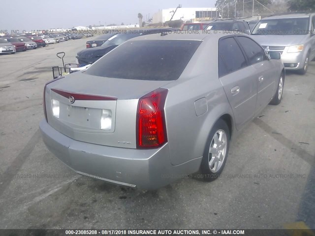 1G6DP577460150718 - 2006 CADILLAC CTS HI FEATURE V6 SILVER photo 4