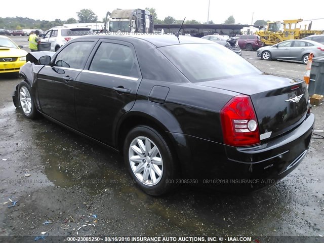 2C3KA43R58H172270 - 2008 CHRYSLER 300 LX BLACK photo 3