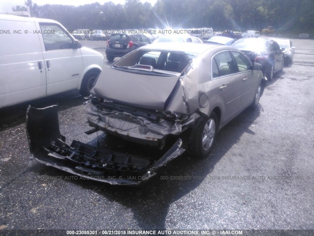 1G1ZG57B48F207550 - 2008 CHEVROLET MALIBU LS GOLD photo 4