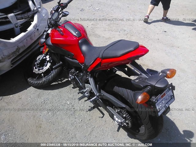 JYARM06Y7HA003648 - 2017 YAMAHA FZ07 C RED photo 3