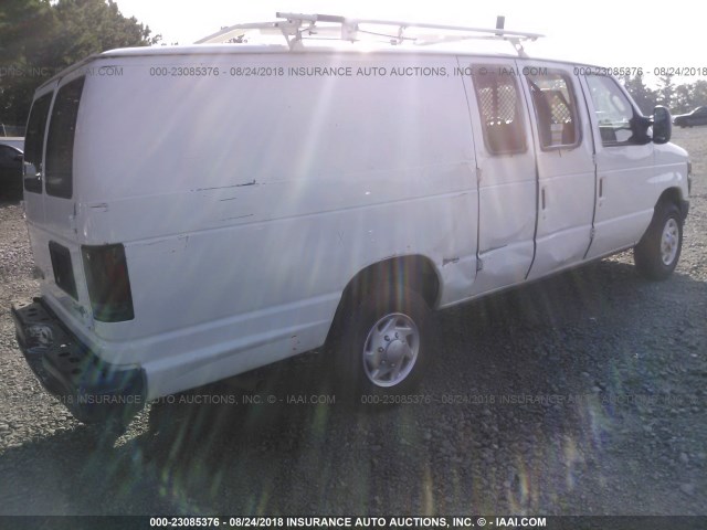 1FTSS3EL0CDB07313 - 2012 FORD ECONOLINE E350 SUPER DUTY VAN WHITE photo 4