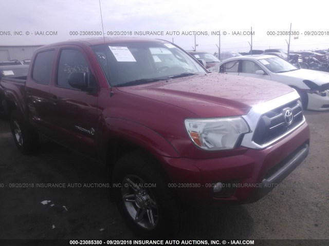 3TMLU4EN1EM148286 - 2014 TOYOTA TACOMA DOUBLE CAB წითელი ფოტო 1