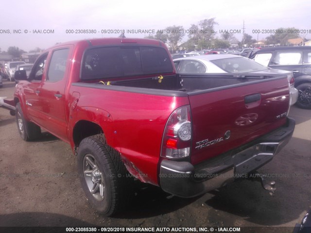 3TMLU4EN1EM148286 - 2014 TOYOTA TACOMA DOUBLE CAB RED photo 6