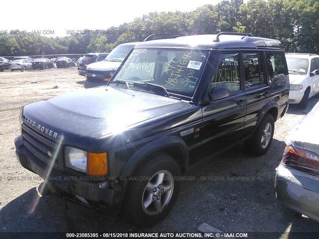 SALTL12471A296746 - 2001 LAND ROVER DISCOVERY II SD BLACK photo 2