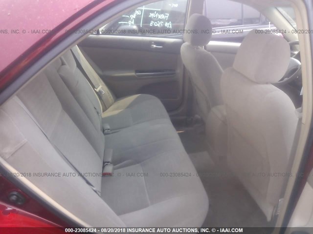 4T1BE32K45U005921 - 2005 TOYOTA CAMRY LE/XLE/SE Марун фото 8