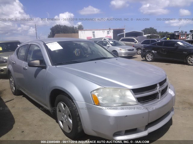 1B3CC4FB5AN106650 - 2010 DODGE AVENGER SXT SILVER photo 1