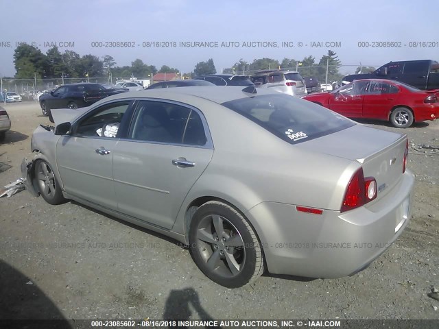1G1ZC5E05CF155836 - 2012 CHEVROLET MALIBU 1LT GOLD photo 3