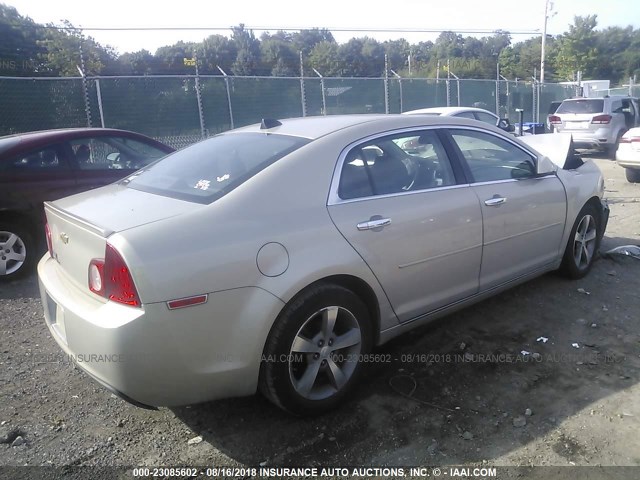 1G1ZC5E05CF155836 - 2012 CHEVROLET MALIBU 1LT GOLD photo 4