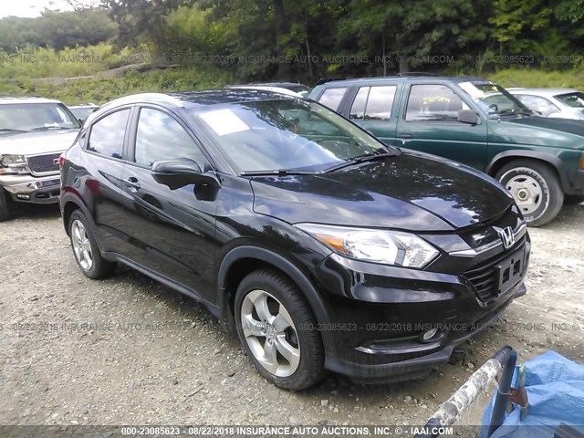 3CZRU6H74GM700895 - 2016 HONDA HR-V EXL BLACK photo 1