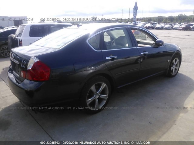 JNKAY01F26M251022 - 2006 INFINITI M35 SPORT BLUE photo 4