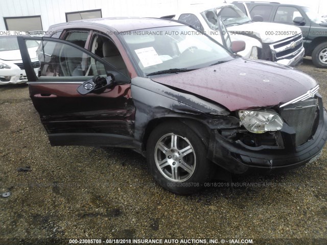 2A8GM68X37R219499 - 2007 CHRYSLER PACIFICA TOURING MAROON photo 1