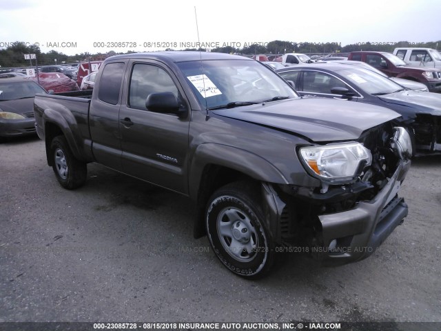 5TFTU4GNXDX037239 - 2013 TOYOTA TACOMA PRERUNNER ACCESS CAB Dark Brown photo 1
