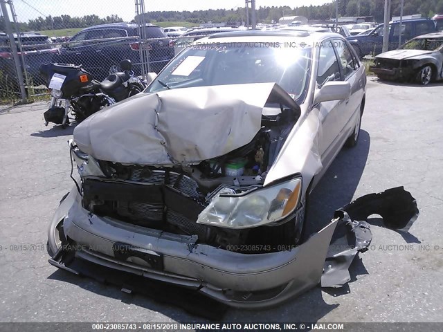 4T1BF28B03U268306 - 2003 TOYOTA AVALON XL/XLS BEIGE photo 6