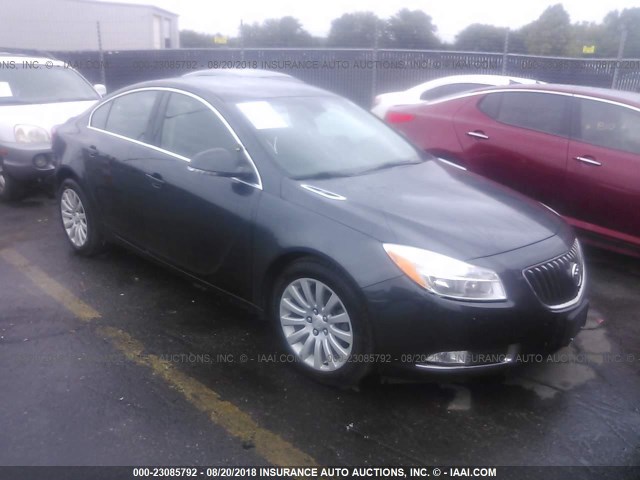 2G4GR5EK6C9156576 - 2012 BUICK REGAL GRAY photo 1