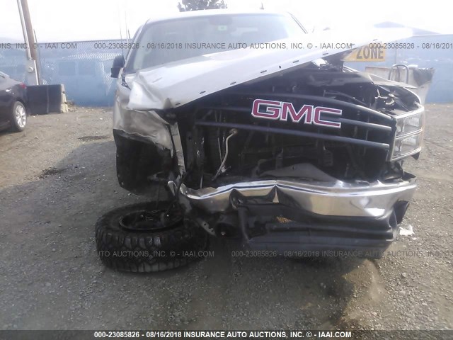 2GTEK19J071652262 - 2007 GMC NEW SIERRA K1500 SILVER photo 6