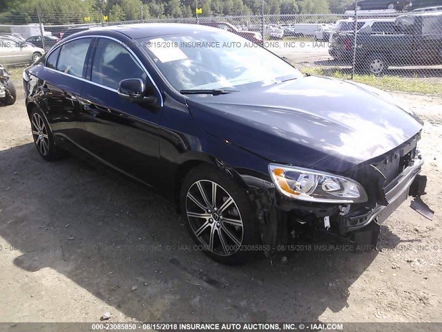 LYV402TK3HB154498 - 2017 VOLVO S60 PREMIER BLACK photo 1