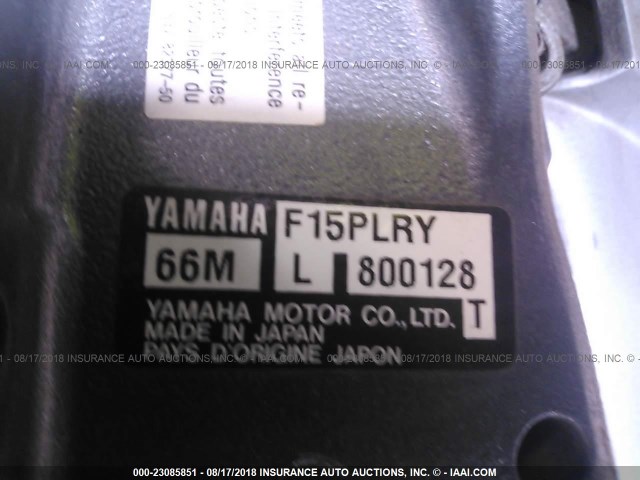 F15PLRY - 2000 YAMAHA OTHER  GRAY photo 9