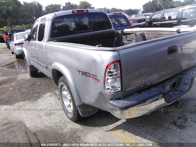 5TBBT44126S479353 - 2006 TOYOTA TUNDRA ACCESS CAB SR5 GRAY photo 3