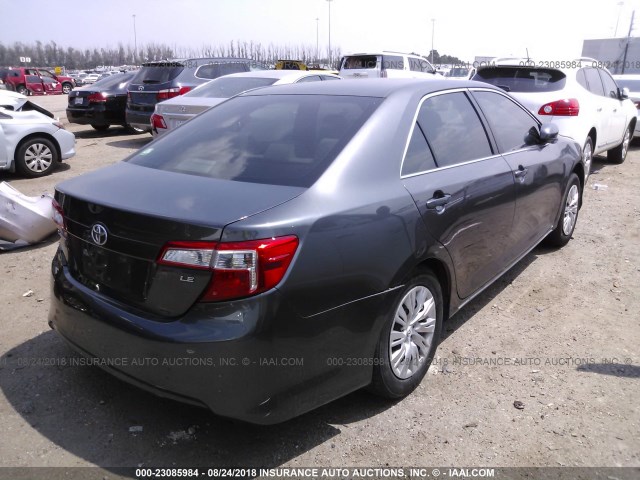 4T4BF1FK2DR304520 - 2013 TOYOTA CAMRY L/SE/LE/XLE 灰色 照片 4