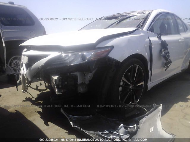 4T1BZ1HKXJU010096 - 2018 TOYOTA CAMRY XSE/XLE Ağ foto 6