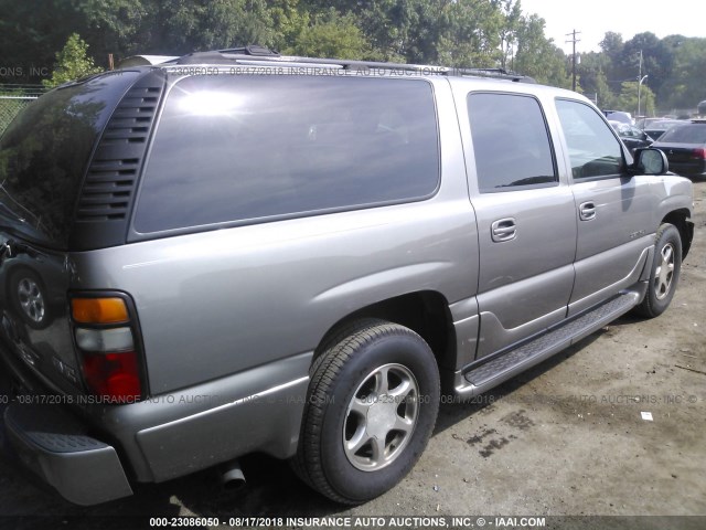 1GKFK66UX5J215733 - 2005 GMC YUKON XL DENALI GRAY photo 4