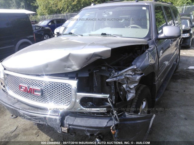 1GKFK66UX5J215733 - 2005 GMC YUKON XL DENALI GRAY photo 6