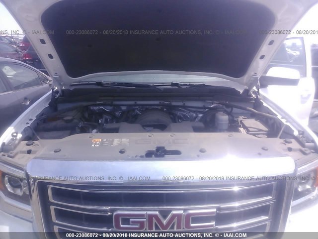 1GTR1UEC9FZ194403 - 2015 GMC SIERRA C1500 SLE WHITE photo 10