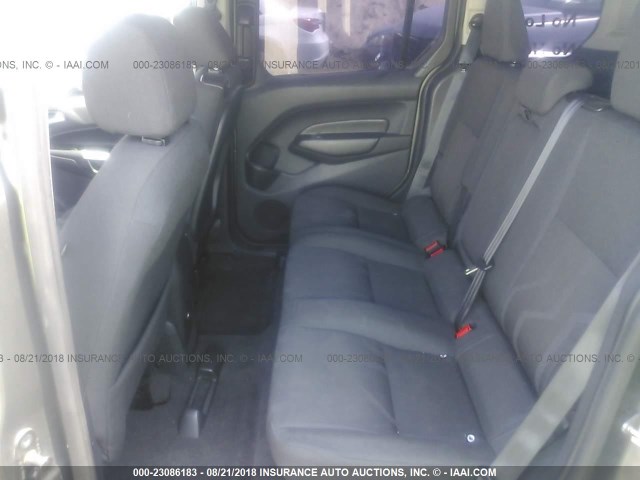 NM0AS8F73E1148126 - 2014 FORD TRANSIT CONNECT XLT GRAY photo 8