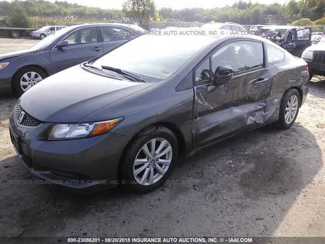 2HGFG3B15CH506244 - 2012 HONDA CIVIC EXL 灰色 照片 2