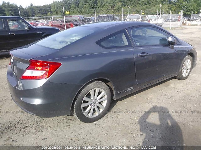 2HGFG3B15CH506244 - 2012 HONDA CIVIC EXL 灰色 照片 4