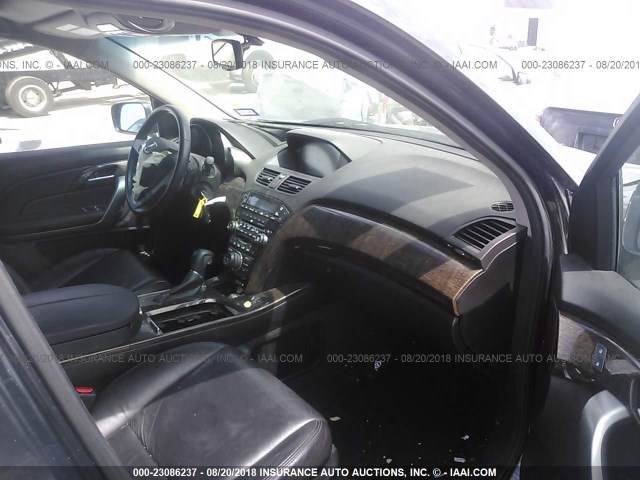 2HNYD2H44DH506291 - 2013 ACURA MDX TECHNOLOGY BLACK photo 5