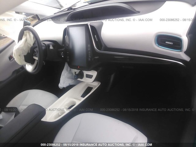 JTDKARFP8H3049312 - 2017 TOYOTA PRIUS PRIME  蓝色 照片 5