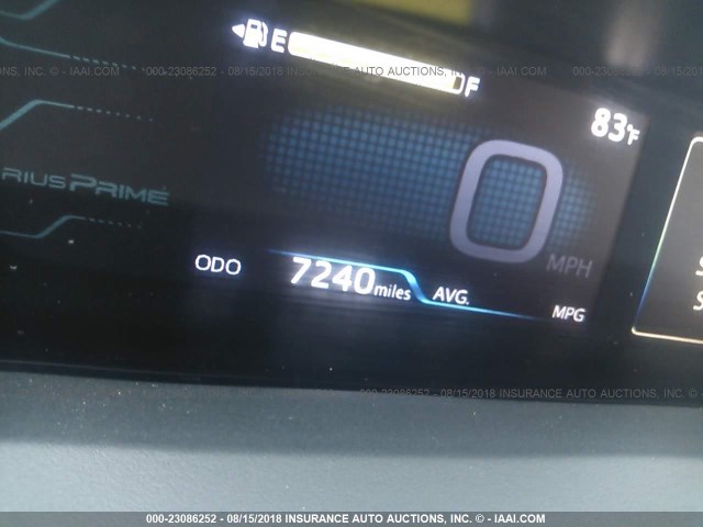 JTDKARFP8H3049312 - 2017 TOYOTA PRIUS PRIME  蓝色 照片 7