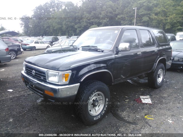 JT3VN39W3N0090658 - 1992 TOYOTA 4RUNNER VN39 SR5 BLACK photo 2