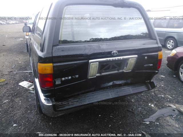 JT3VN39W3N0090658 - 1992 TOYOTA 4RUNNER VN39 SR5 BLACK photo 6