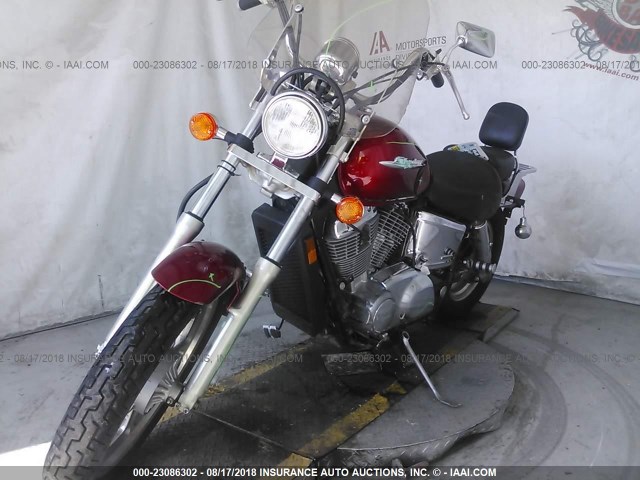 1HFSC18015A900309 - 2005 HONDA VT1100 C BURGUNDY photo 2