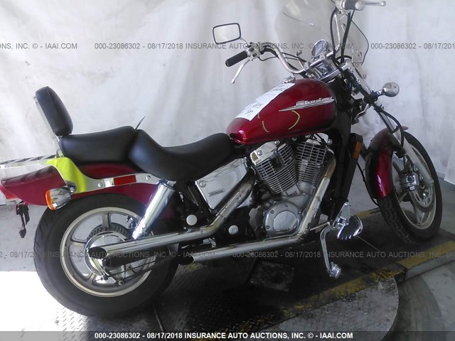 1HFSC18015A900309 - 2005 HONDA VT1100 C BURGUNDY photo 8