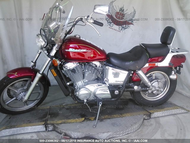 1HFSC18015A900309 - 2005 HONDA VT1100 C BURGUNDY photo 9