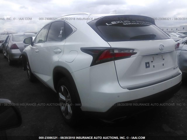 JTJBARBZ9H2129910 - 2017 LEXUS NX 200T/BASE/F SPORT WHITE photo 3