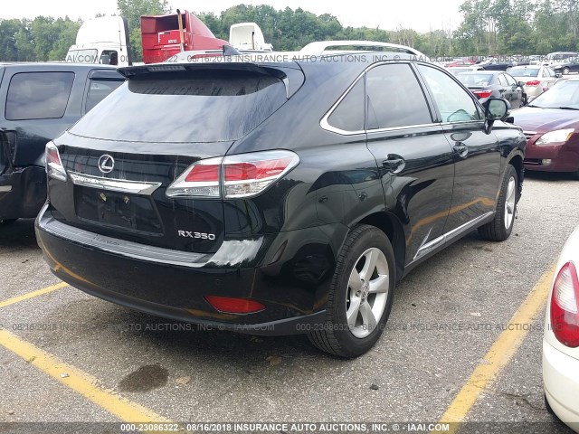 2T2BK1BAXFC307152 - 2015 LEXUS RX 350/BASE/F SPORT BLACK photo 4