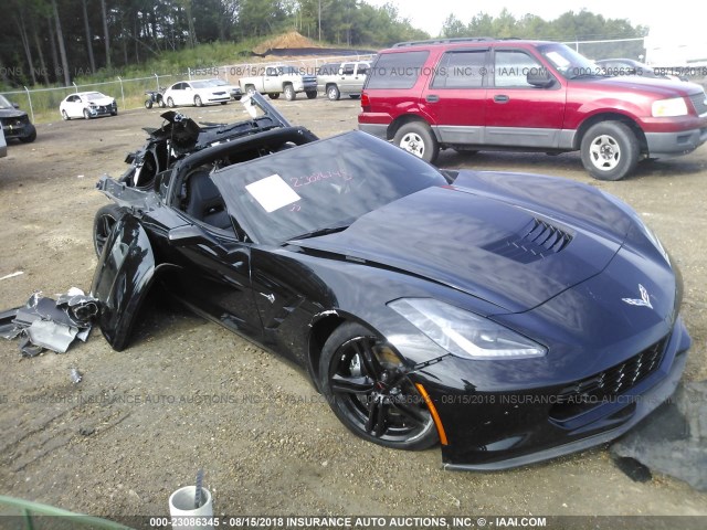 1G1YB2D77G5110288 - 2016 CHEVROLET CORVETTE STINGRAY/1LT BLACK photo 1