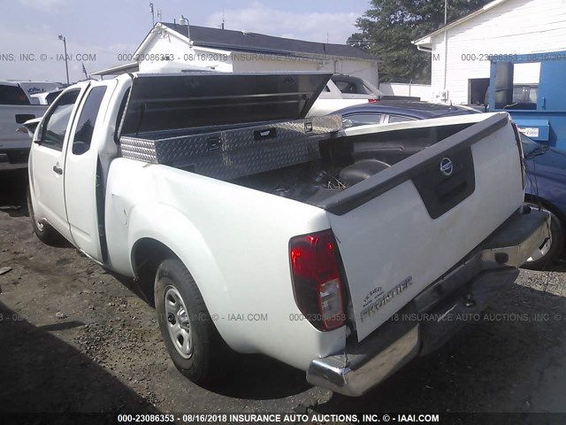 1N6BD0CT8DN749802 - 2013 NISSAN FRONTIER S/SV WHITE photo 3