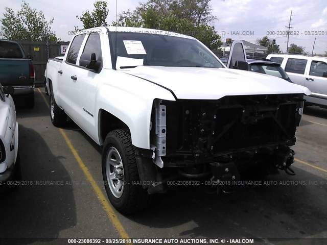 3GCUKNEC5HG333135 - 2017 CHEVROLET SILVERADO K1500/K1500 LS WHITE photo 1