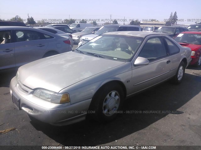 1FALP62W4SH142469 - 1995 FORD THUNDERBIRD LX BROWN photo 2